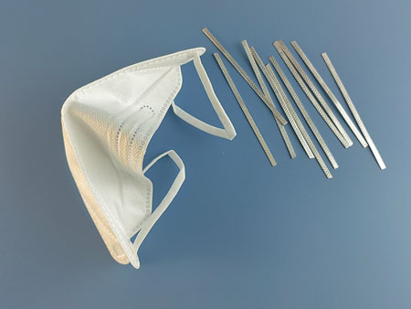 Barrette nasale en aluminium