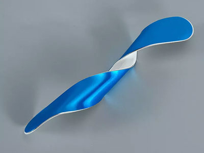 Bande aluminium bleue adhésive